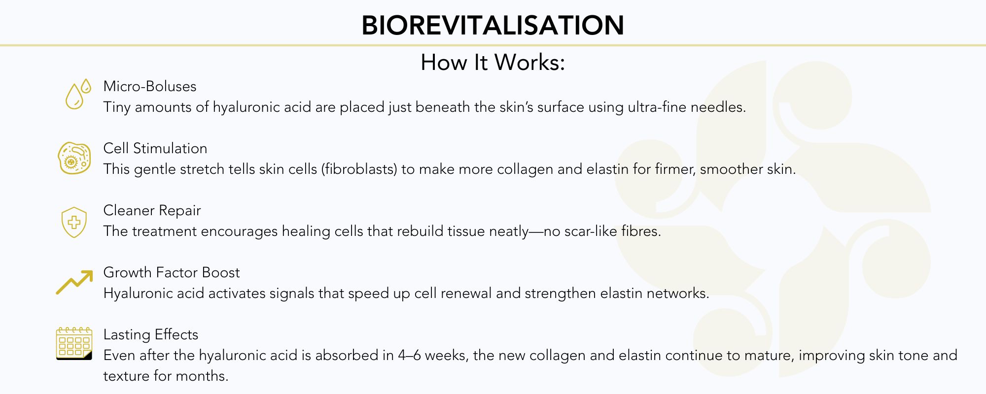 Biorevitalisation How it Works
